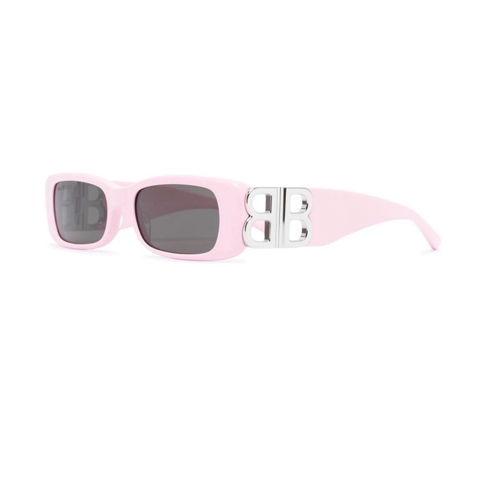 Balenciaga square sunglasses pink